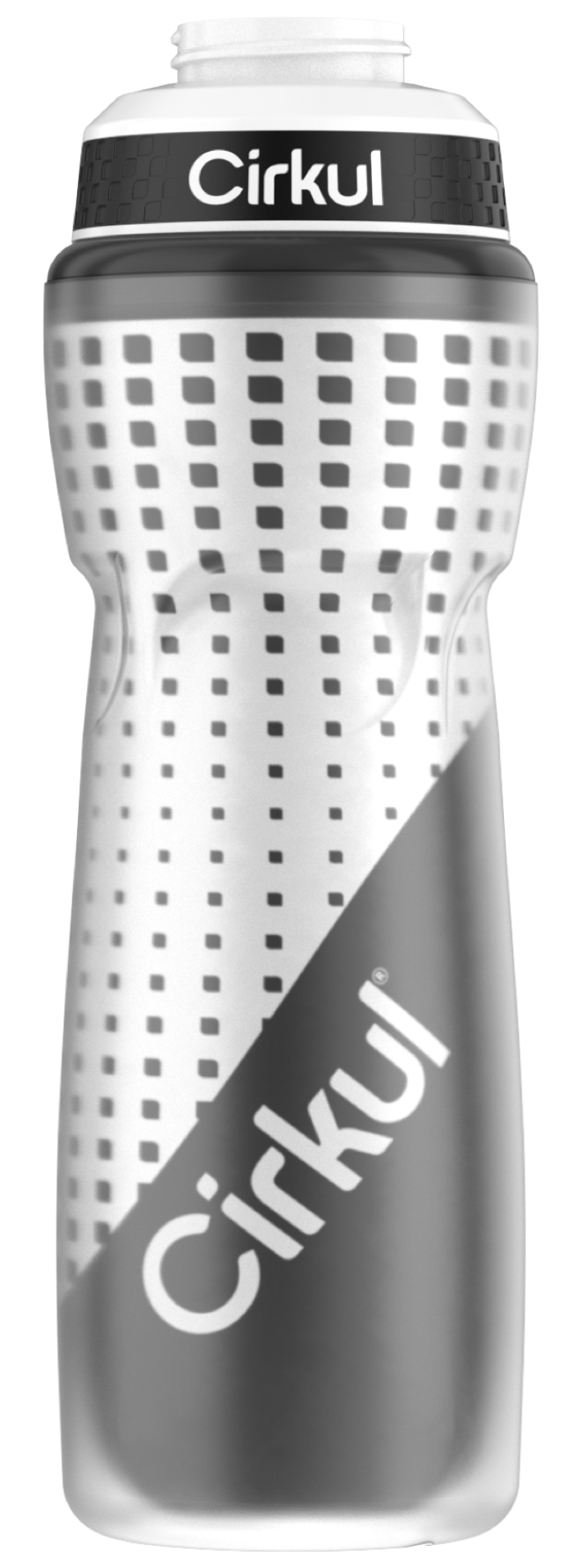 22oz. Insulated Squeeze Plastic Bottle & Sport Lid D9LY2T